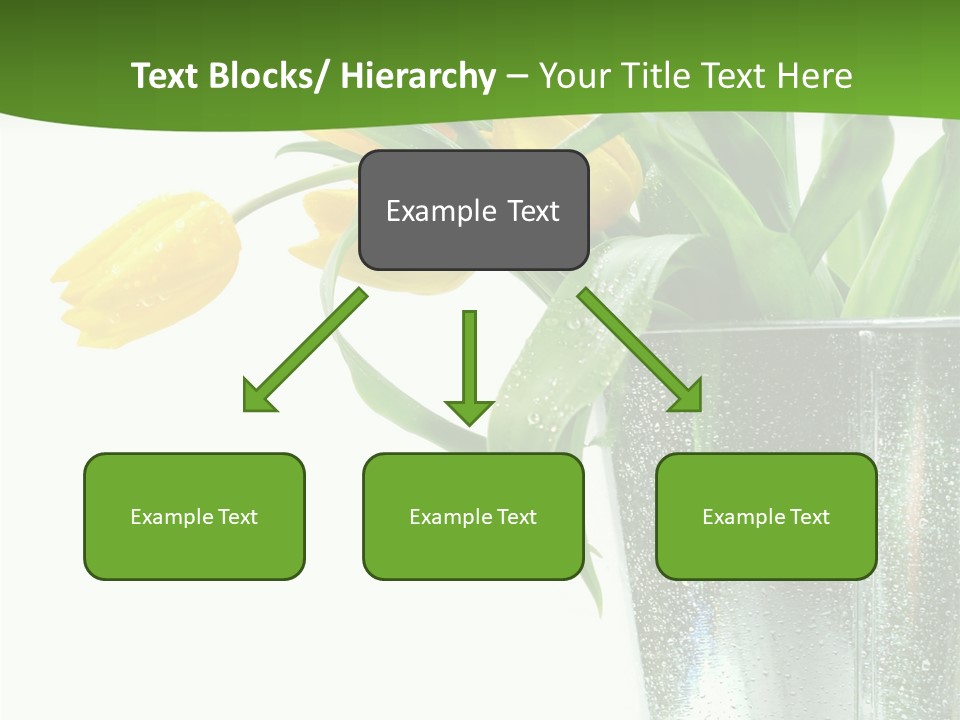 Bright Romantic Tulip PowerPoint Template