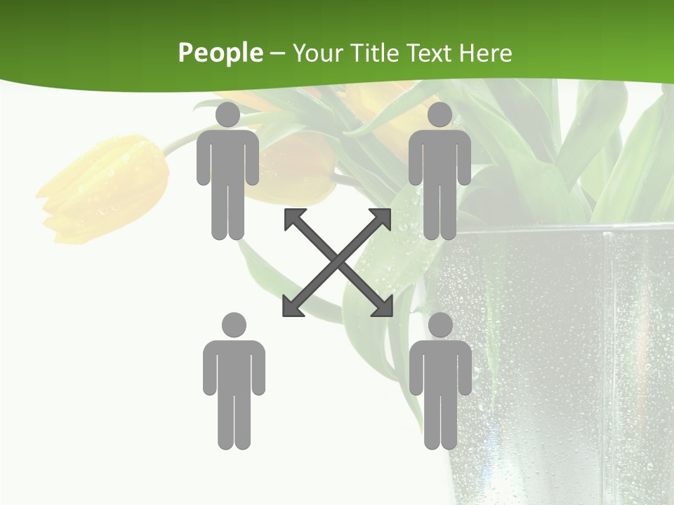 Bright Romantic Tulip PowerPoint Template