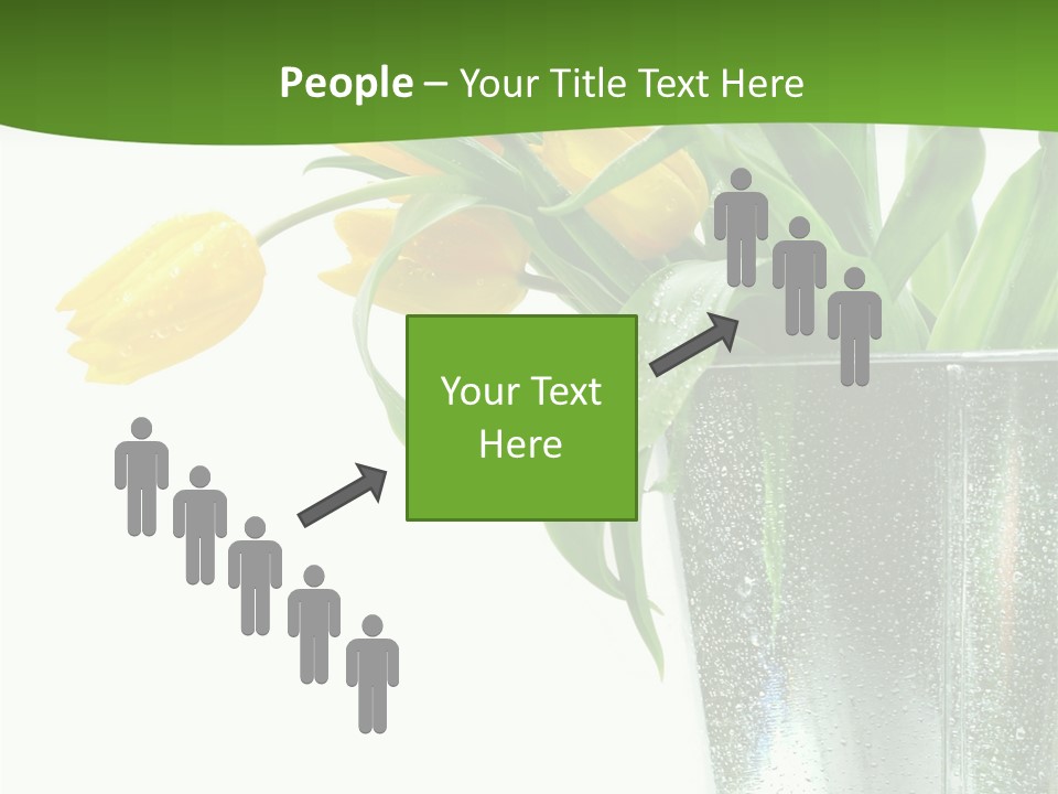 Bright Romantic Tulip PowerPoint Template