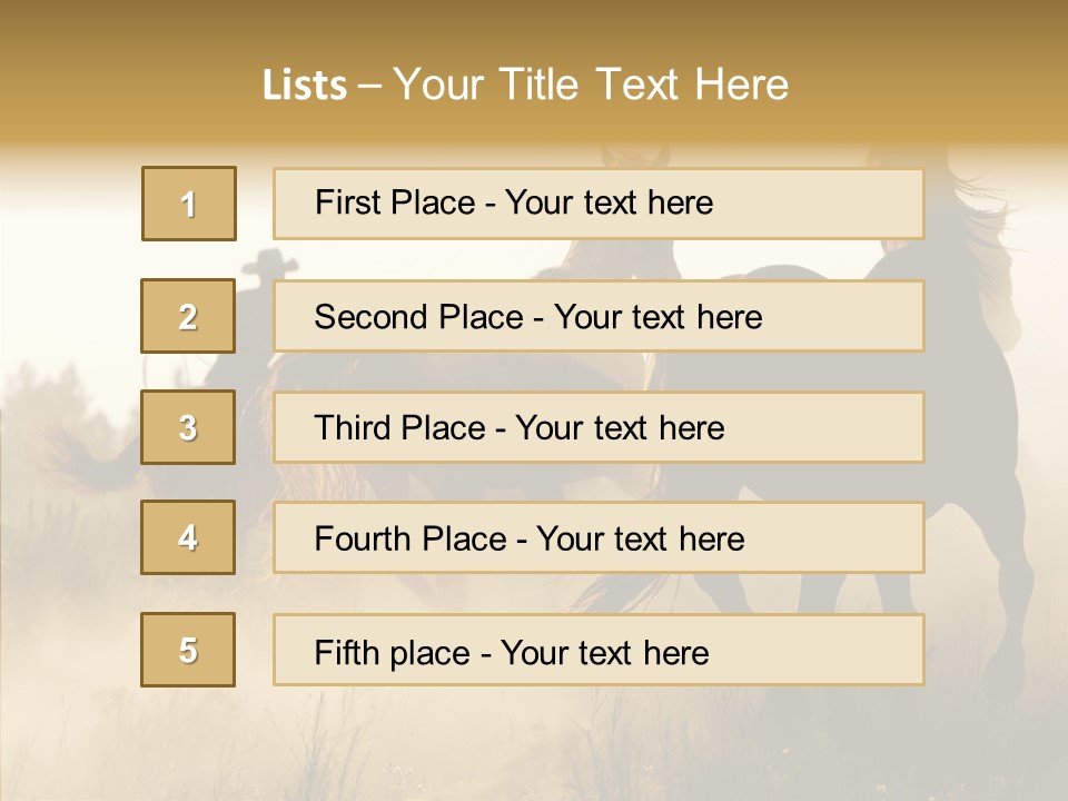 Tail Seasonal Mane PowerPoint Template