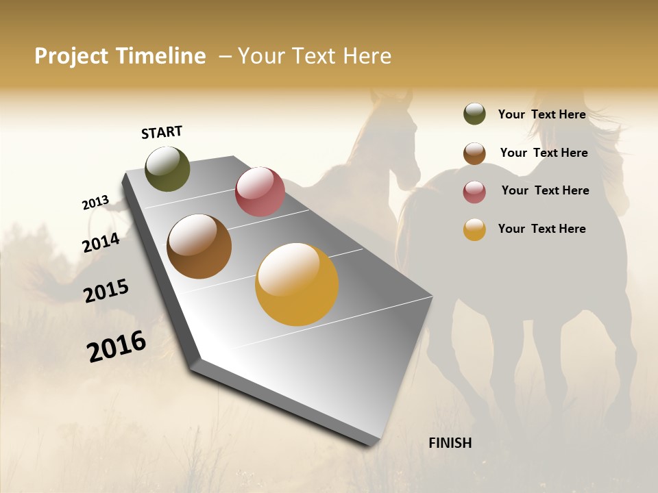 Tail Seasonal Mane PowerPoint Template