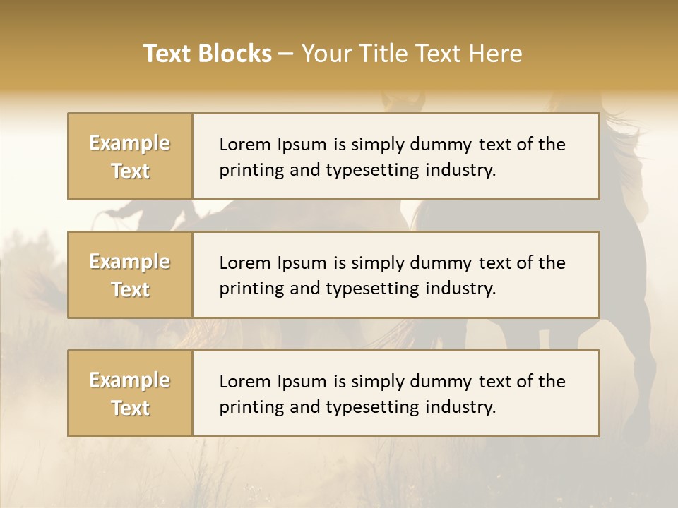 Tail Seasonal Mane PowerPoint Template