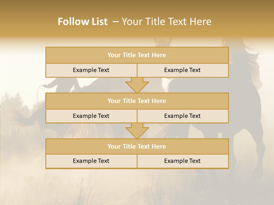 Tail Seasonal Mane PowerPoint Template
