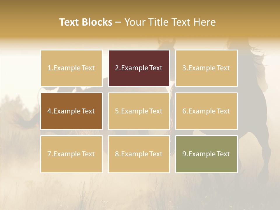 Tail Seasonal Mane PowerPoint Template