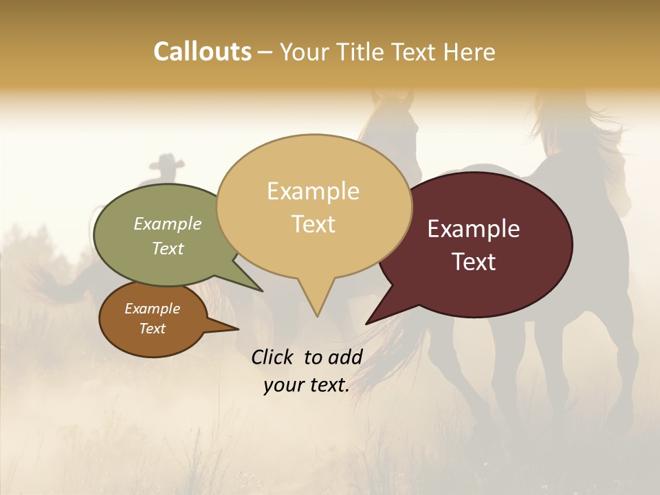 Tail Seasonal Mane PowerPoint Template