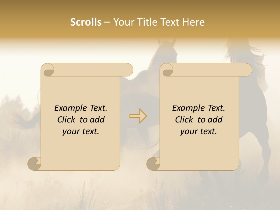 Tail Seasonal Mane PowerPoint Template