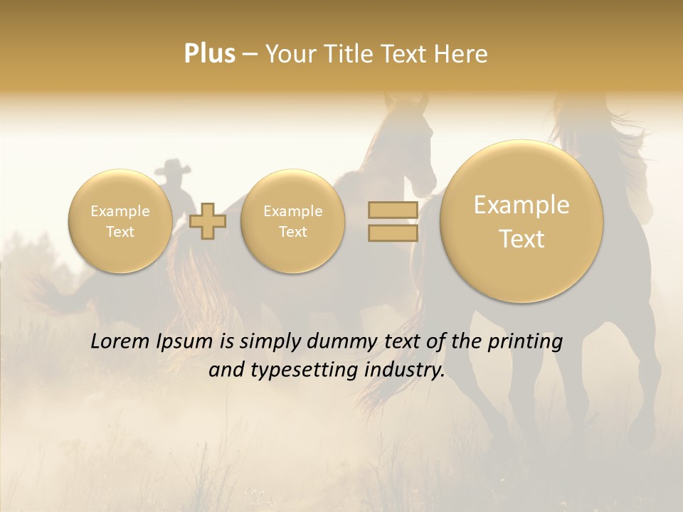 Tail Seasonal Mane PowerPoint Template