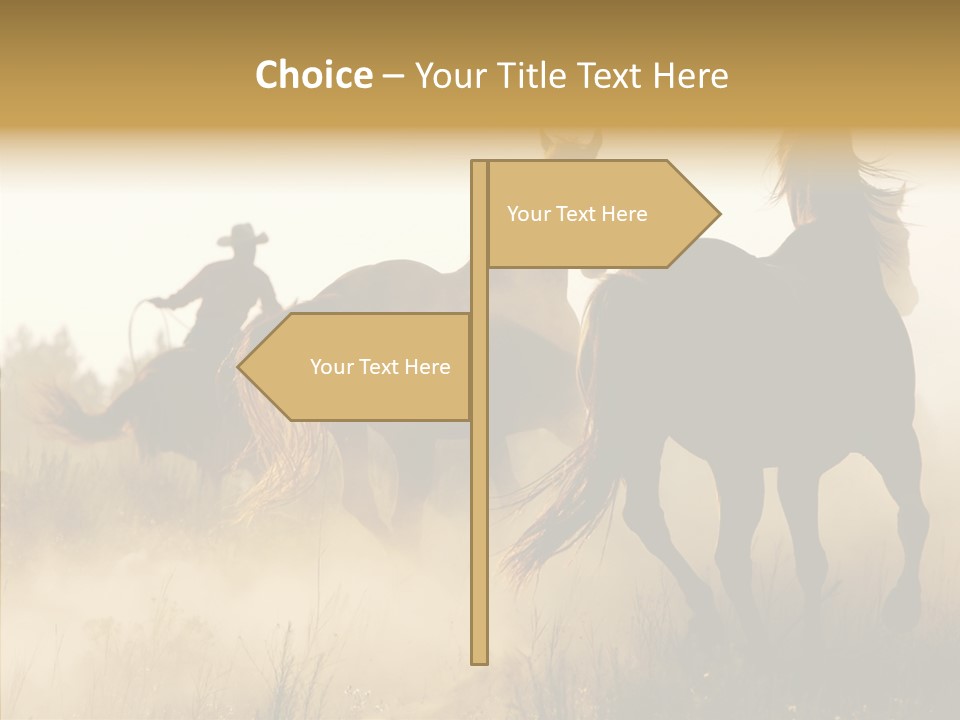 Tail Seasonal Mane PowerPoint Template