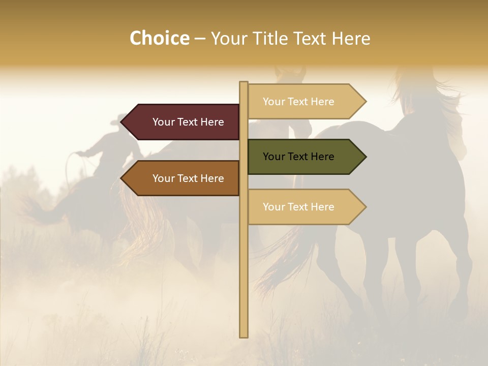 Tail Seasonal Mane PowerPoint Template