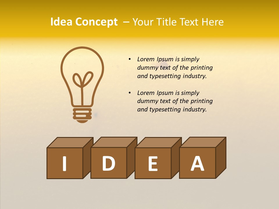 Horticulture Garden Shiny PowerPoint Template