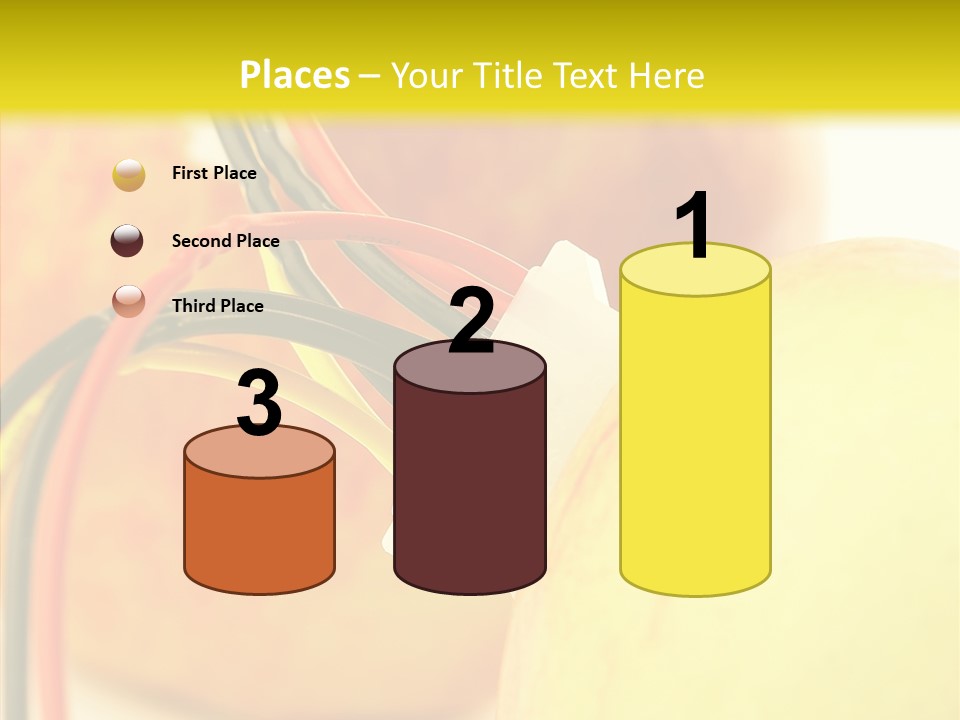 Red Connection Network PowerPoint Template