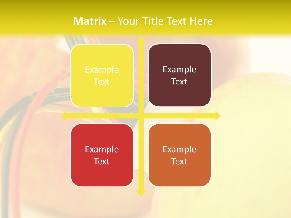 Red Connection Network PowerPoint Template