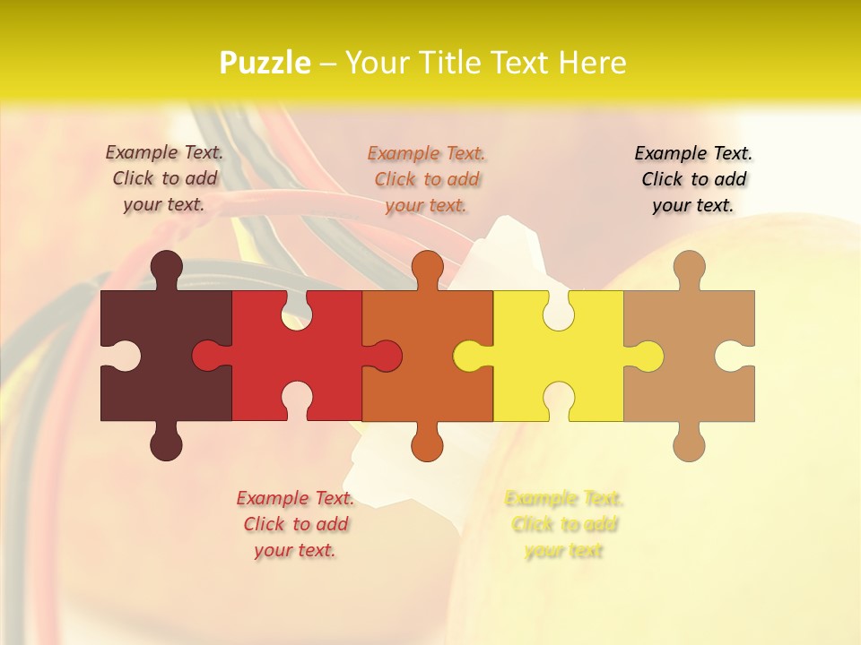 Red Connection Network PowerPoint Template