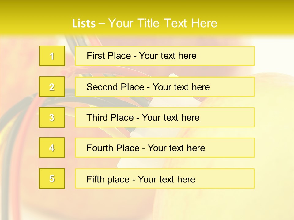 Red Connection Network PowerPoint Template