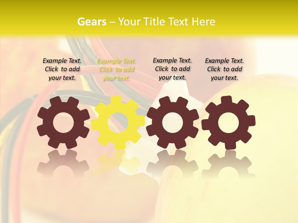 Red Connection Network PowerPoint Template