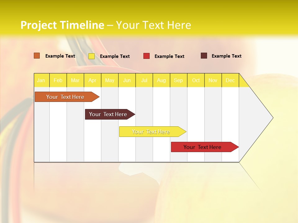 Red Connection Network PowerPoint Template