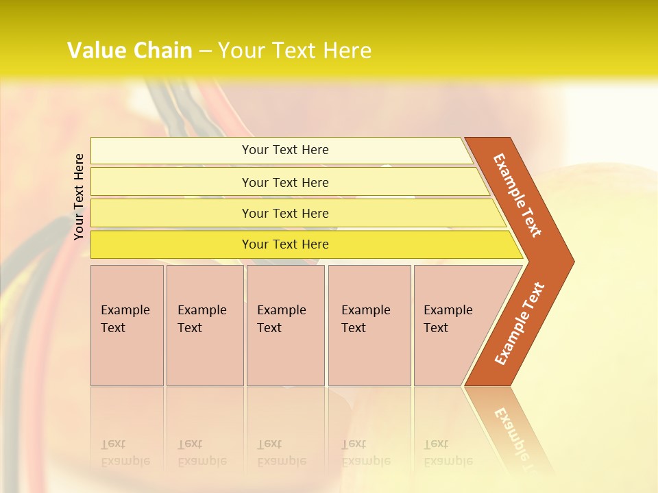 Red Connection Network PowerPoint Template