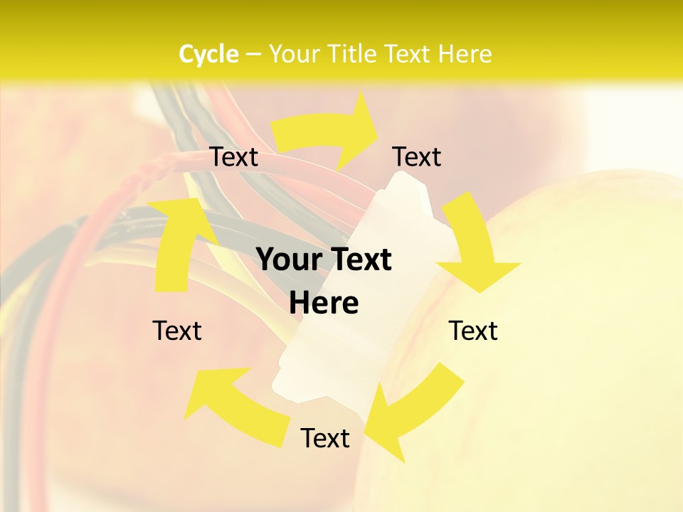 Red Connection Network PowerPoint Template