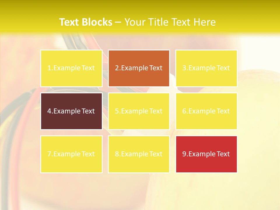Red Connection Network PowerPoint Template