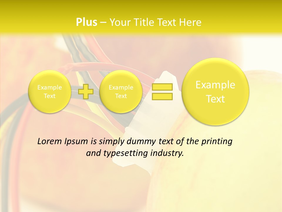 Red Connection Network PowerPoint Template