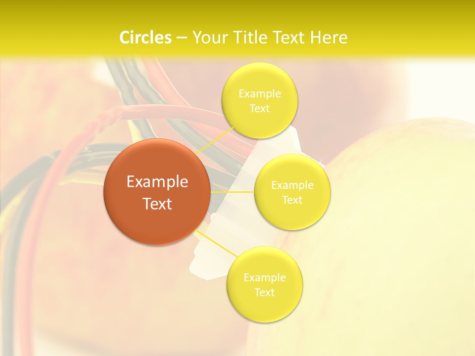 Red Connection Network PowerPoint Template