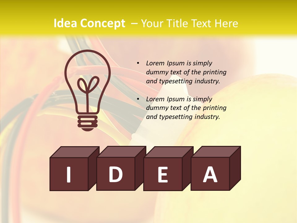 Red Connection Network PowerPoint Template