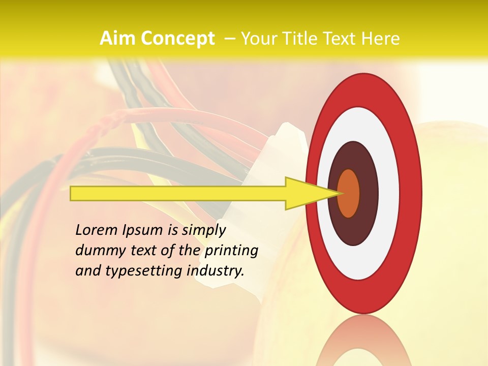 Red Connection Network PowerPoint Template