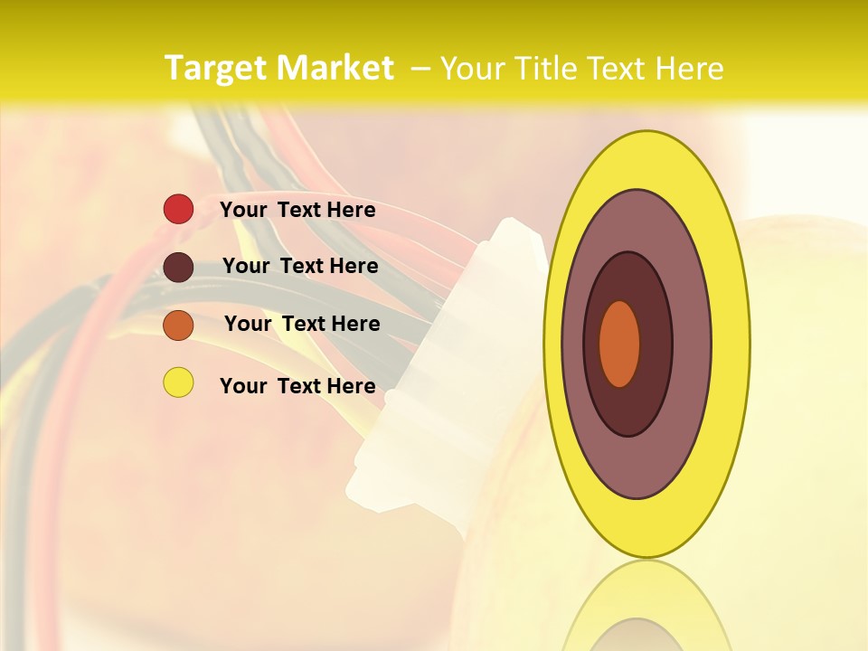 Red Connection Network PowerPoint Template