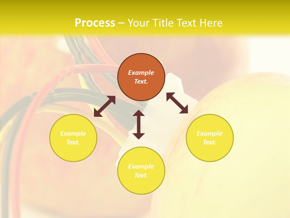 Red Connection Network PowerPoint Template