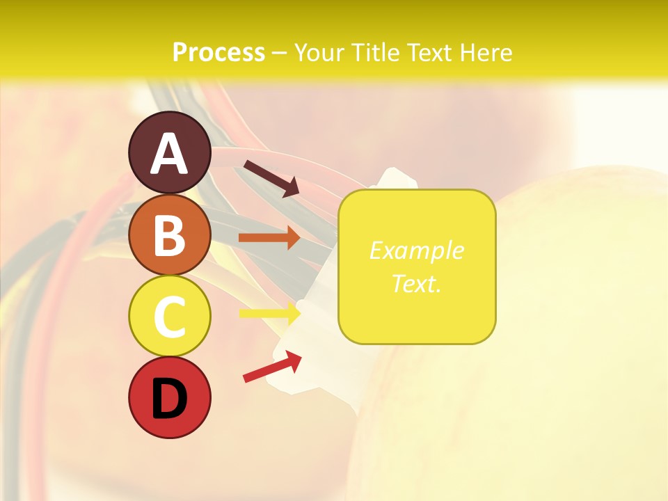 Red Connection Network PowerPoint Template