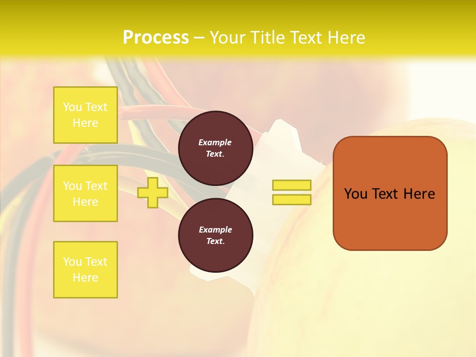 Red Connection Network PowerPoint Template