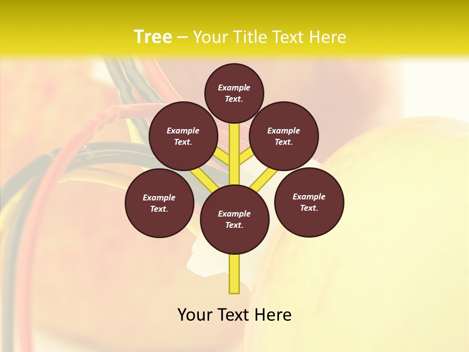 Red Connection Network PowerPoint Template