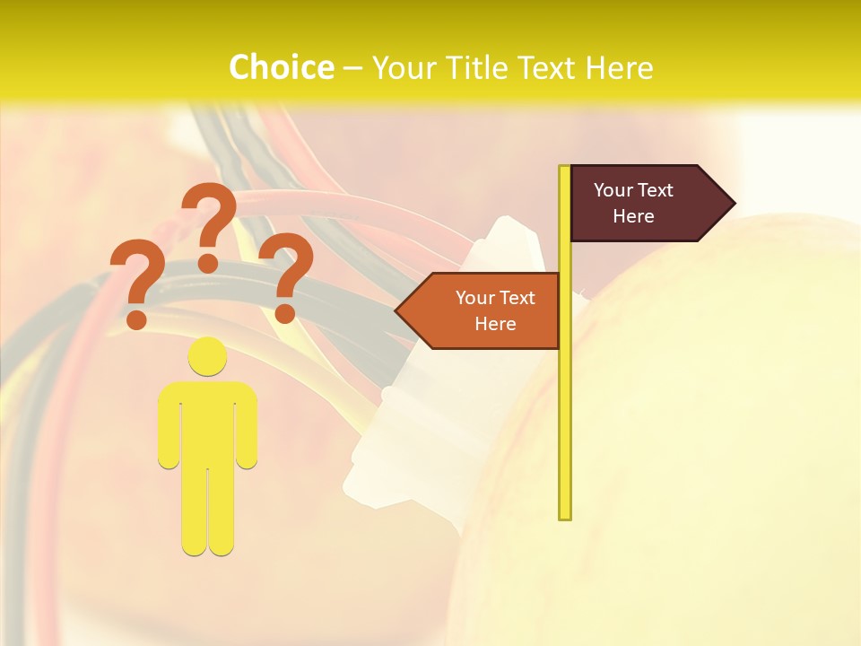 Red Connection Network PowerPoint Template
