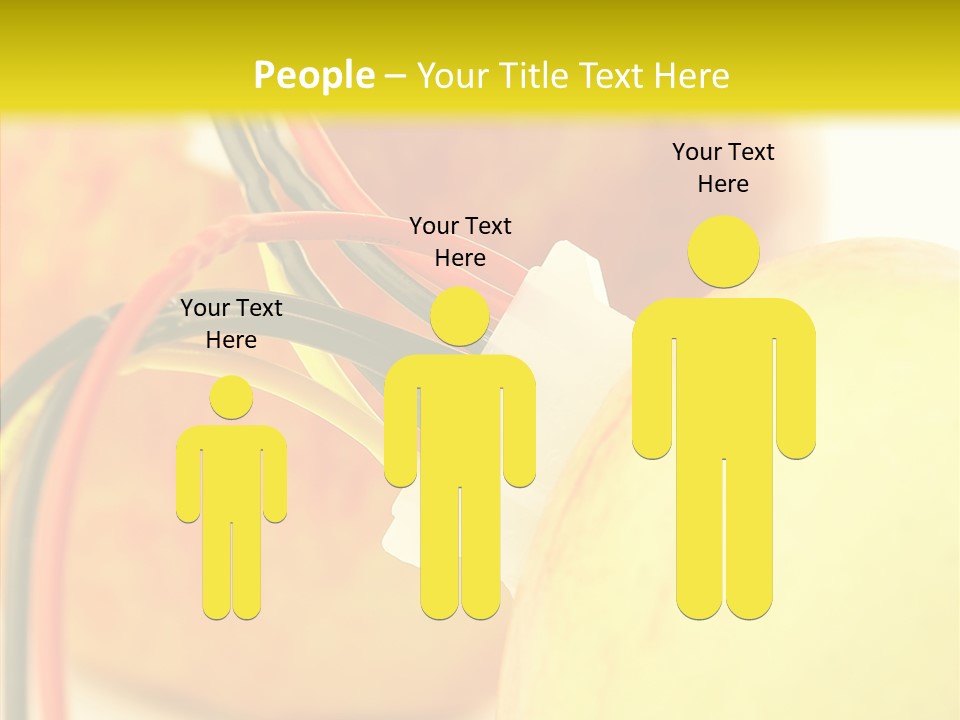 Red Connection Network PowerPoint Template