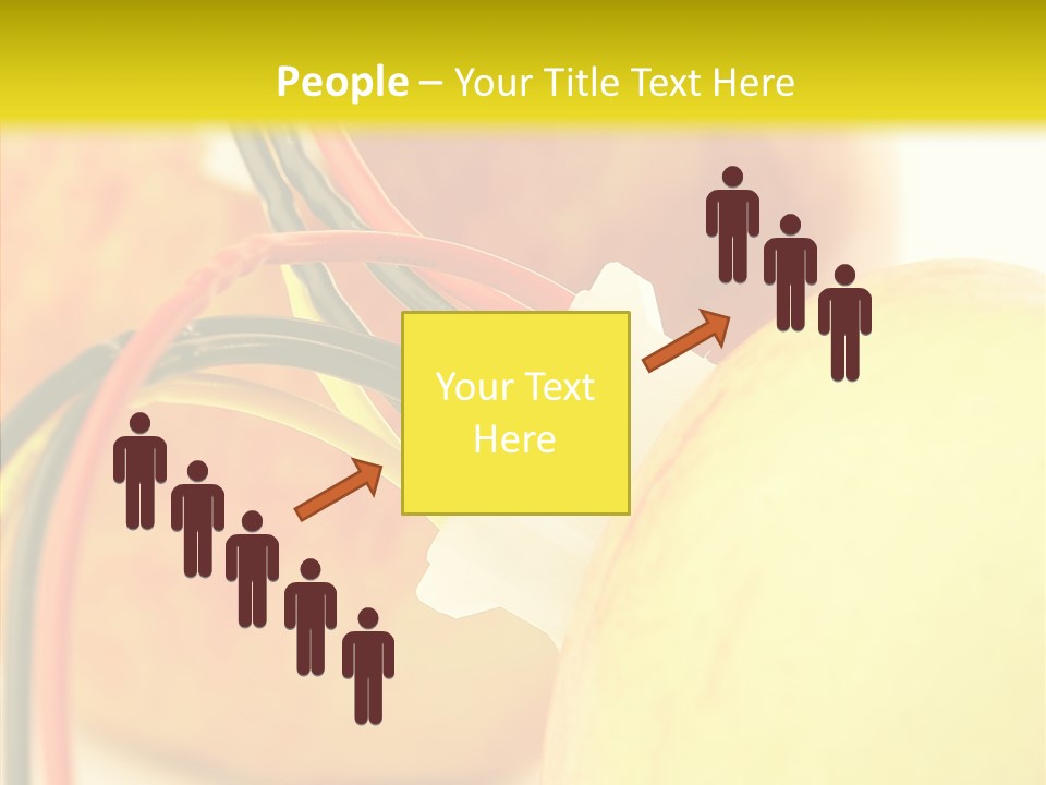 Red Connection Network PowerPoint Template
