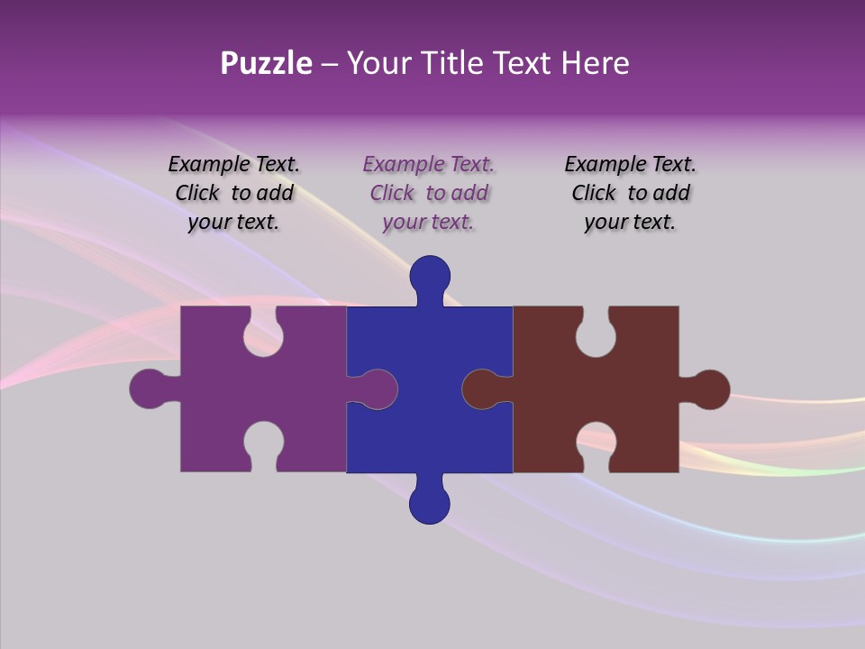 A Colorful Wave On A Black Background PowerPoint Template