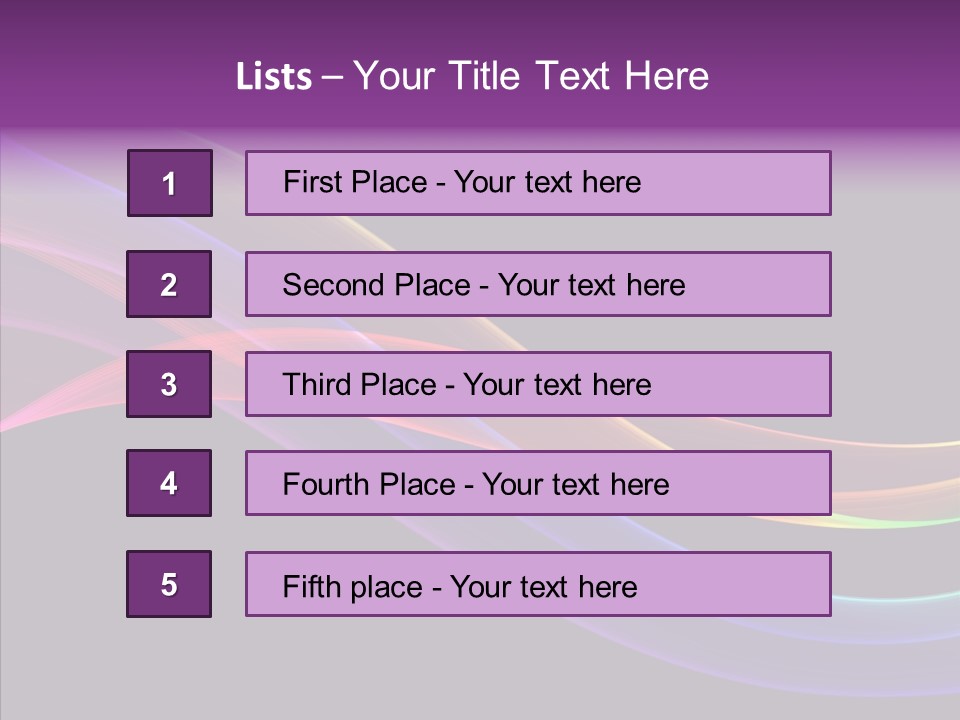 A Colorful Wave On A Black Background PowerPoint Template