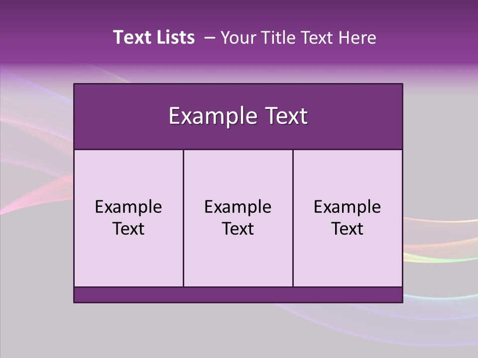 A Colorful Wave On A Black Background PowerPoint Template
