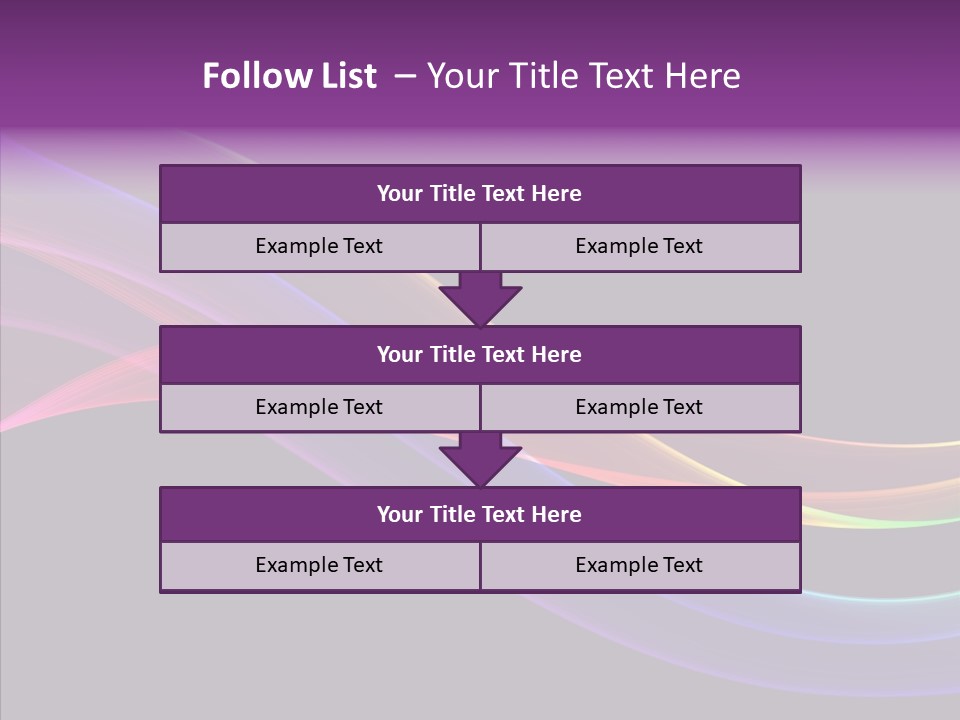 A Colorful Wave On A Black Background PowerPoint Template