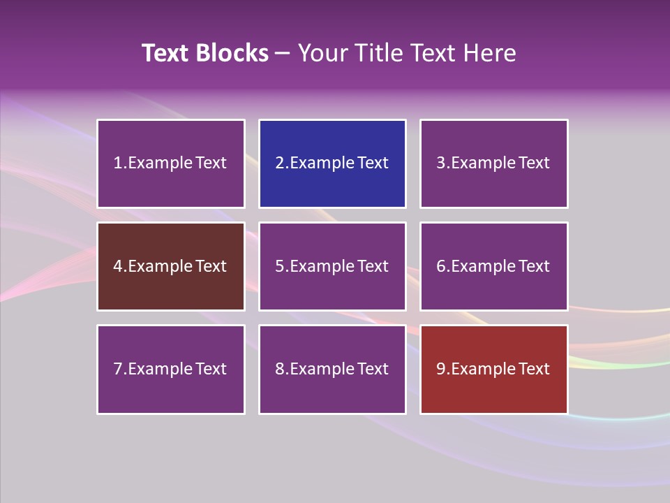 A Colorful Wave On A Black Background PowerPoint Template