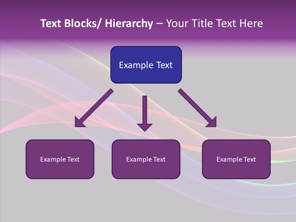 A Colorful Wave On A Black Background PowerPoint Template