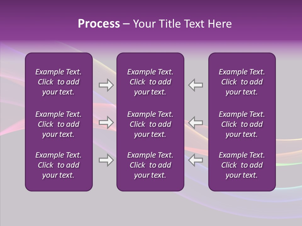 A Colorful Wave On A Black Background PowerPoint Template