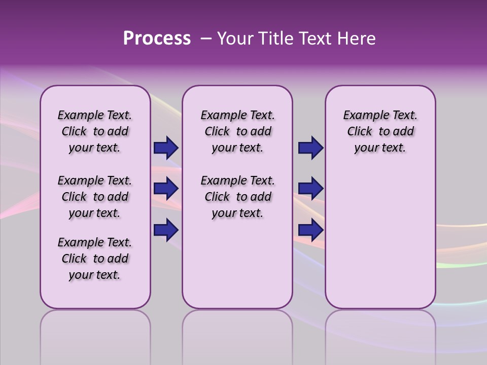 A Colorful Wave On A Black Background PowerPoint Template
