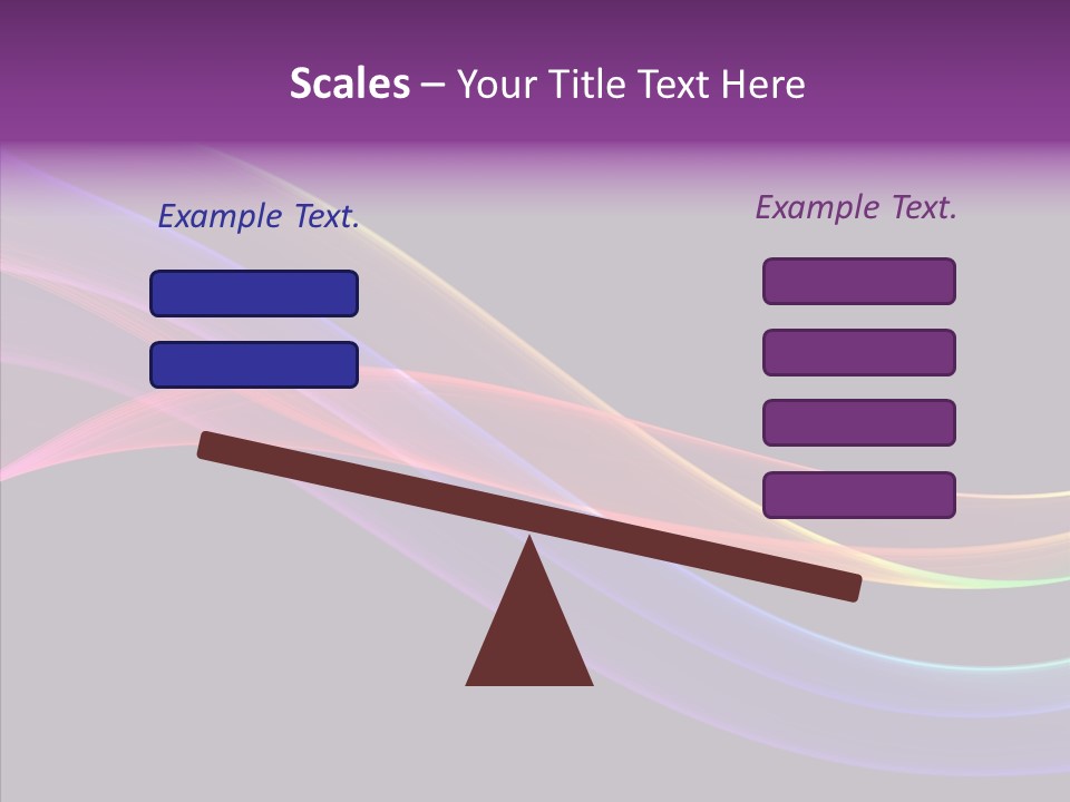 A Colorful Wave On A Black Background PowerPoint Template