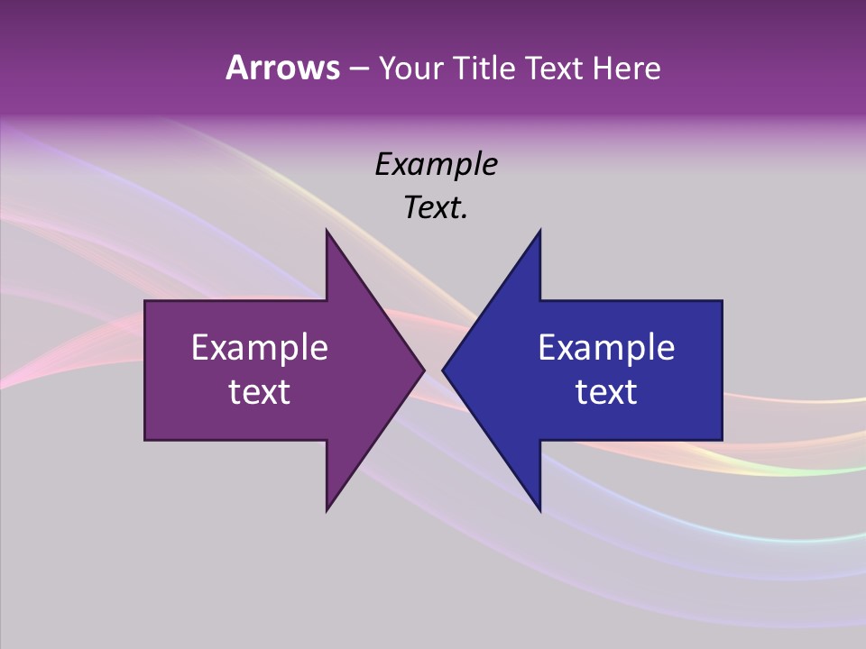 A Colorful Wave On A Black Background PowerPoint Template