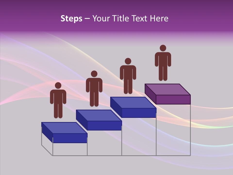 A Colorful Wave On A Black Background PowerPoint Template