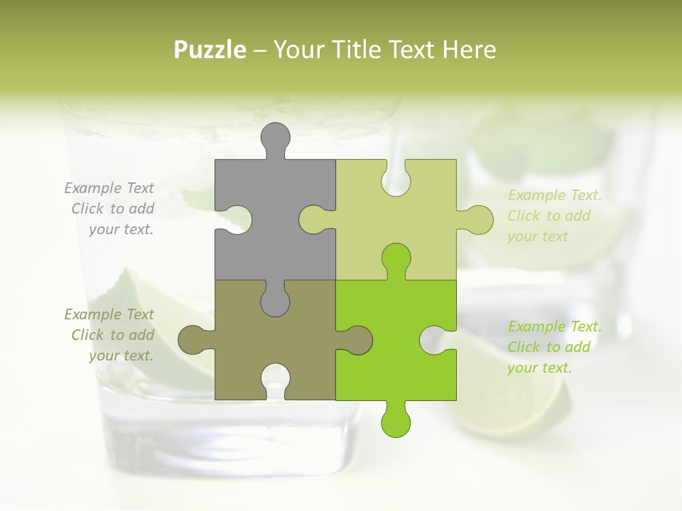 Feeling Garden Tulips PowerPoint Template