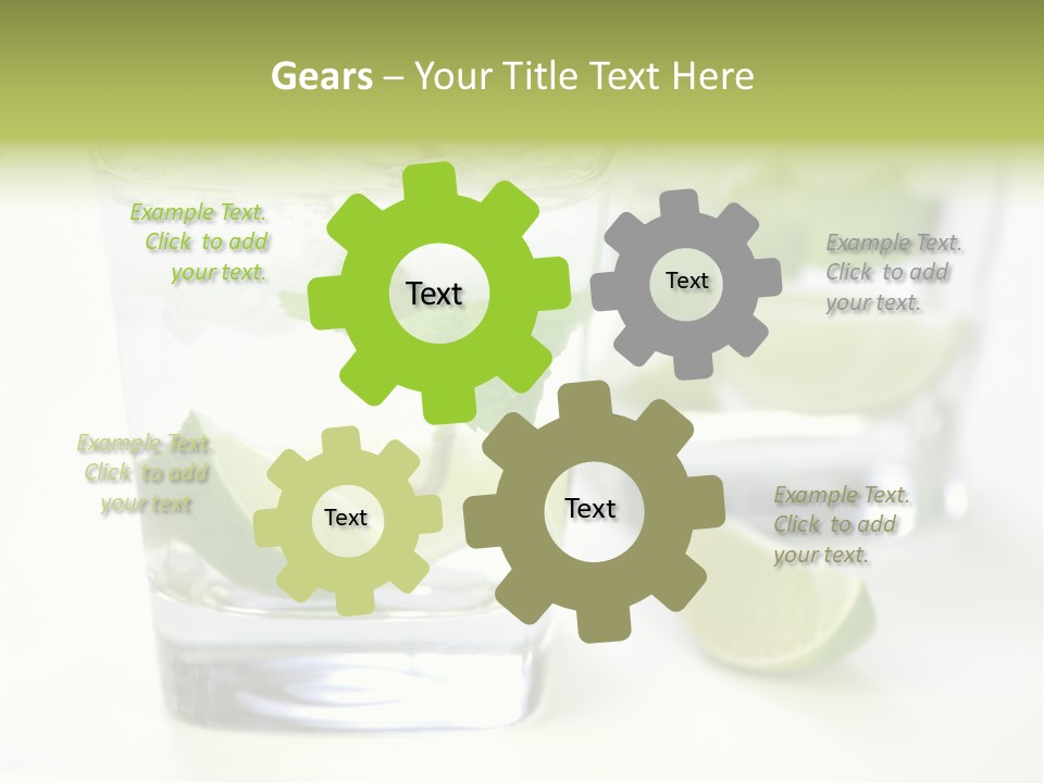 Feeling Garden Tulips PowerPoint Template