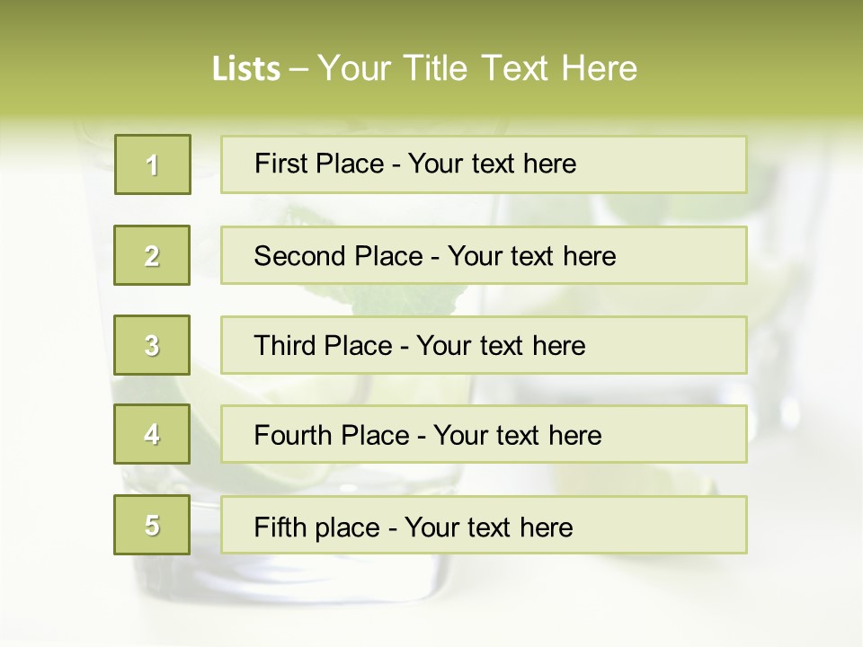 Feeling Garden Tulips PowerPoint Template