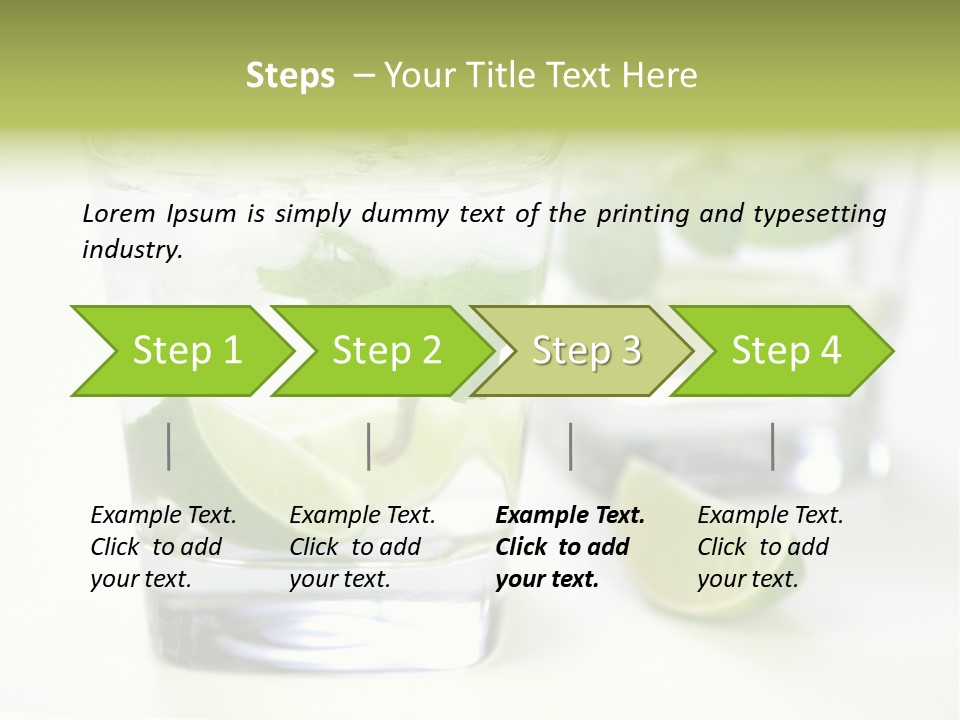 Feeling Garden Tulips PowerPoint Template